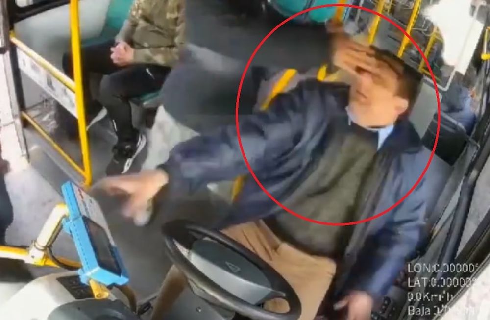 Desmayó a un chofer de un apiña