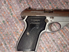 La pistola calibre 22 fue secuestrada.