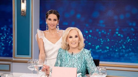 Mirtha Legrand y Juana Viale. (Foto: Prensa)