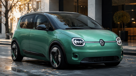 asi seria la renault twingo version 2027: el auto chico que fue furor en los 90 vuelve con diseno electrico
