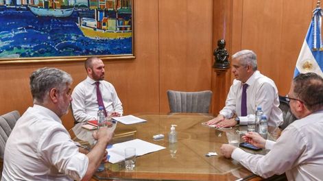 Los Andes | Martín Guzmán (Economía), Julián Domínguez (Agricultura), Matías Kulfas (Desarrollo Productivo) y Roberto Feletti (Comercio Interior).