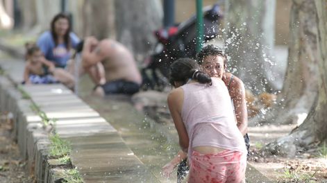Calor en Mendoza.