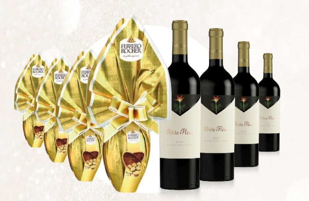 Ganate el combo perfecto de estas Pascuas: un huevo de chocolate y una botella de vino