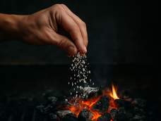 Qué pasa si tirás sal en las brasas del asado y el secreto que nadie conoce