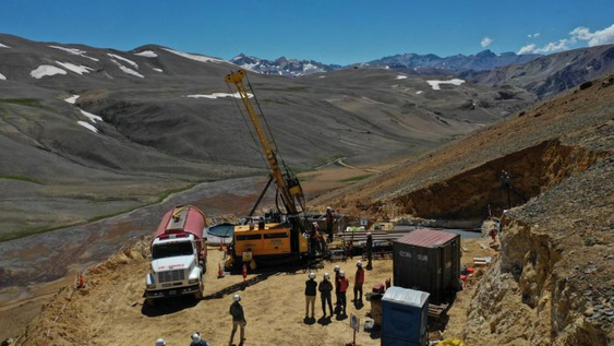 Avanza la etapa de exploración en Cerro Amarillo. Foto: Prensa Gobierno