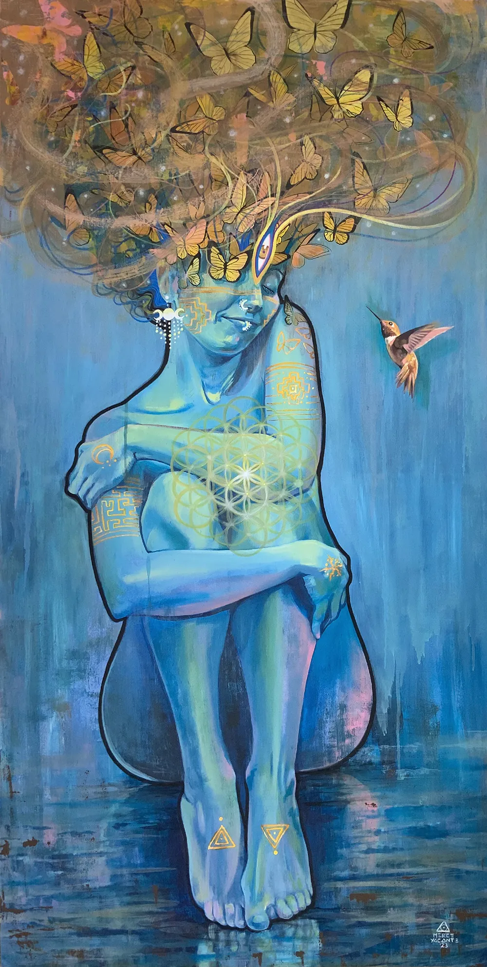 Obra de la artista plástica sanjuanina Mercedes Yacante.