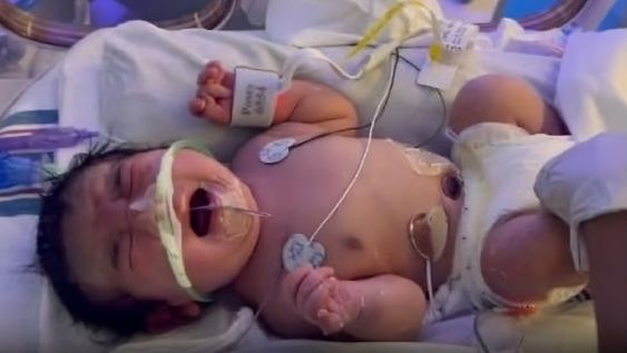 Los estudios revelaron que el bebé se había desarrollado fuera del útero, en la cavidad abdominal, cerca del hígado.