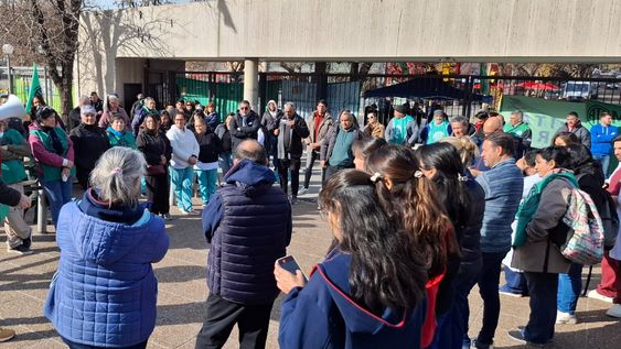 El paro de enfermeros de ATE en el hospital Central.