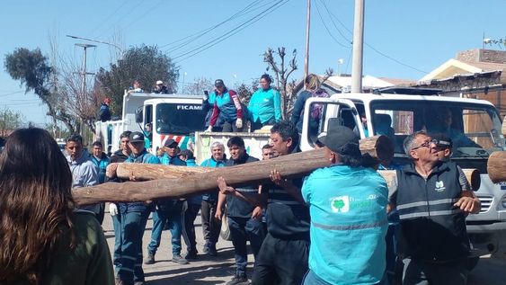 Colecta solidaria para familias afectadas por el incendio en San Agustín