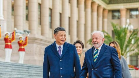 Xi Jinping y Lula Da Silva, presidentes de China y Brasil respectivamente.