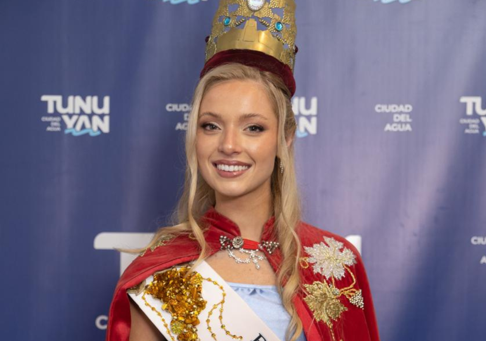 Tunuyán tiene candidata para la corona nacional de la Vendimia: Agustina Giacomelli es la reina departamental