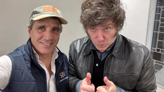 Javier Milei y Luis Caputo criticaron la viralización de un video editado de Alejandro Fantino.