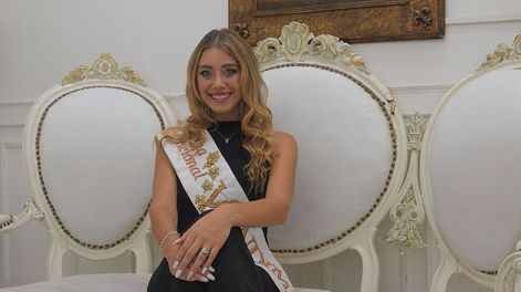 Los Andes | Agostina Saua, la Reina Nacional Vendimia 2024 en su primer semana de reinado. Foto: Marcelo Rolland / Los Andes