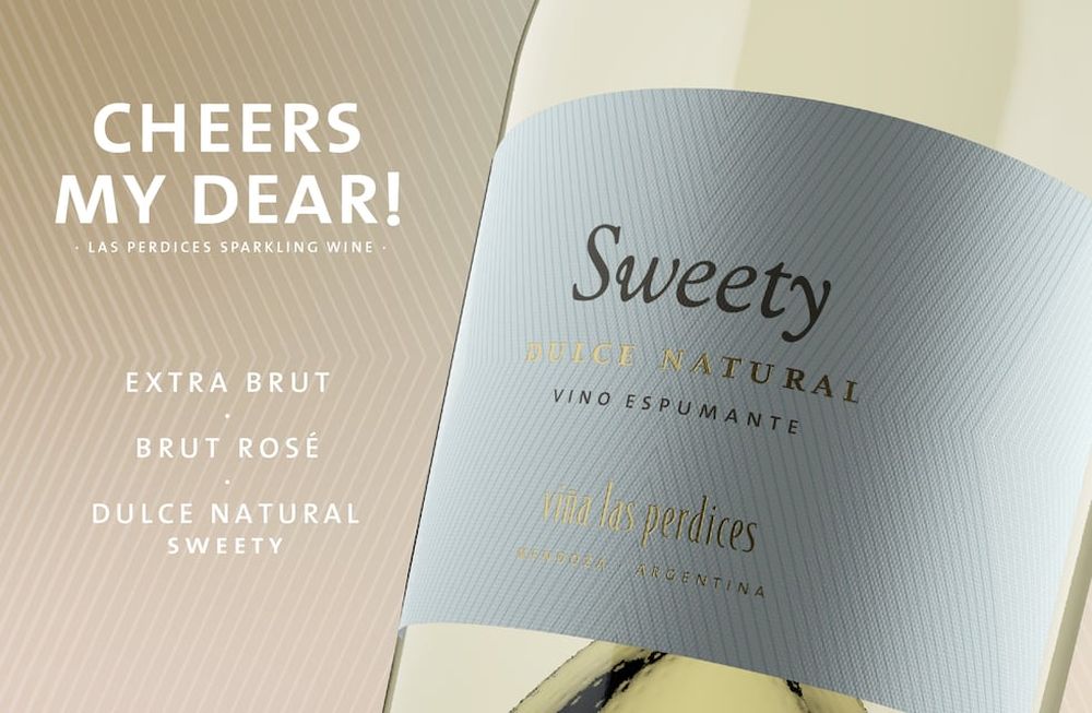 Sweety, el espumante dulce natural de Viña Las Perdices