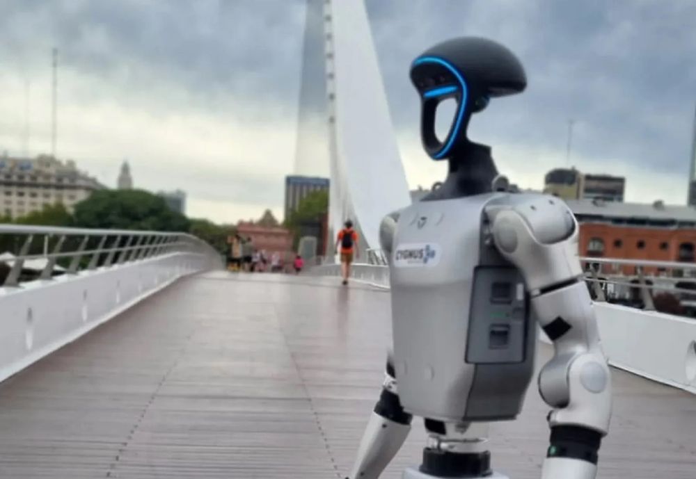 Robot humanoide G1 de Unitree en Puerto Madero / Foto gentileza