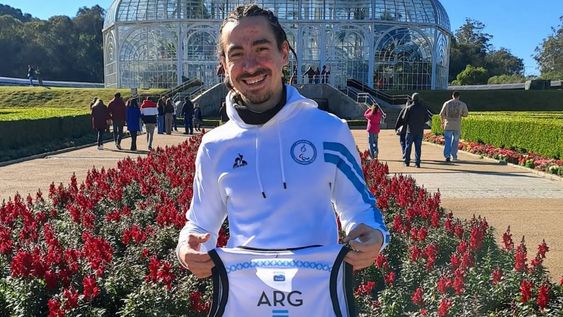 El mendocino Augusto Millán inició una campaña para llegar a Austria y competir en la Copa del Mundo de paraescalada.