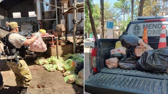 Más de 800 kilos de carne, no apta para consumo humano, fueron decomiados por la Policía Rural en los departamentos de Las Heras, Guaymallén y &nbsp;San Rafael.&nbsp;