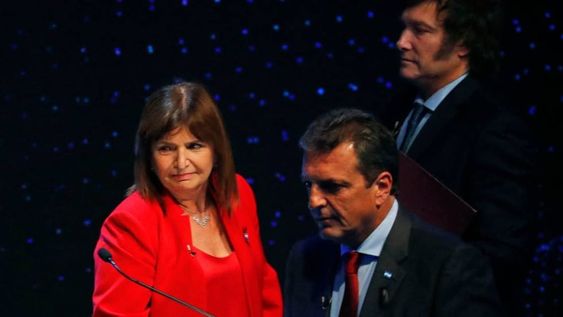 Patricia Bullrich, Sergio Massa y Javier Milei, principales candidatos presidenciales. Patricia Bullrich, Sergio Massa y Javier Milei, principales candidatos presidenciales.
