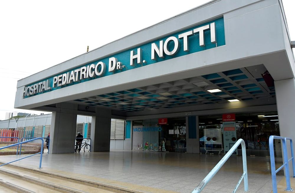 La beba había nacido en el hospital de La Paz pero luego fue trasladada al Hospital Pediátrico Humberto NottiFoto: Orlando Pelichotti