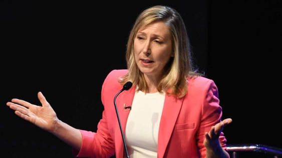 La candidata del Frente de Izquierda aseguró que es una fake news su negativa a hacer un minuto de silencio sobre los ataques terroristas a Israel. Gentileza: Chequeado.