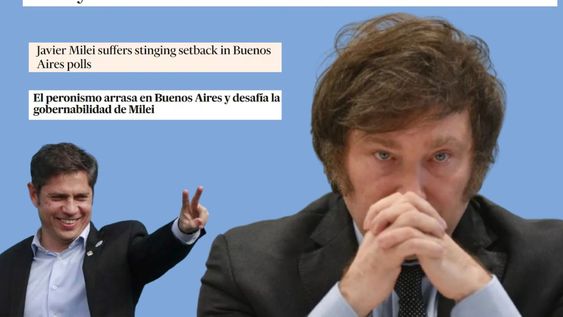 El peronismo aplasta a Milei: los titulares de los diarios extranjeros