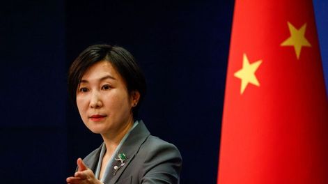 Mao Ning, portavoz de la Cancillería de China.