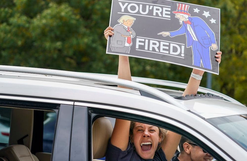 Así festejaron en Estados Unidos el triunfo a la presidencia de Biden