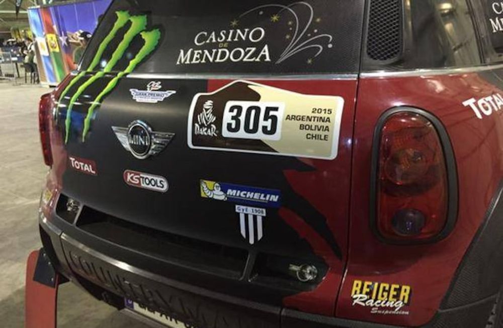 El Mini de Terranova lleva el escudo del Lobo mendocino