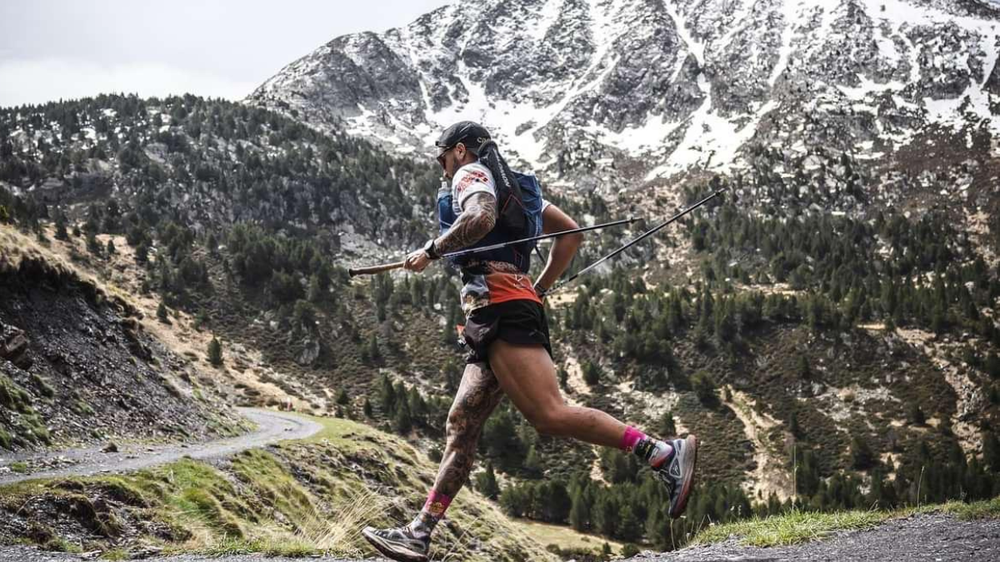 El atleta mendocino que dejó todo para instalarse en Andorra y cumplir su sueño de ser corredor profesional. Foto: gentileza Valentín Romero