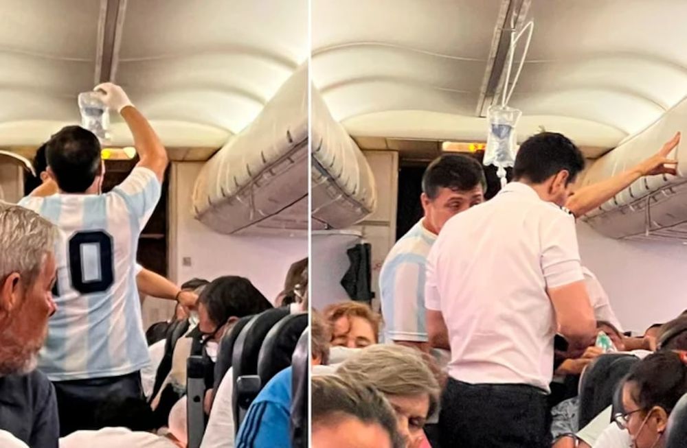 Al momento de aterrizar, el pasajero “estaba totalmente lúcido y compensado”, de acuerdo con la confesión del médico. Foto: Diario Primera Edición.