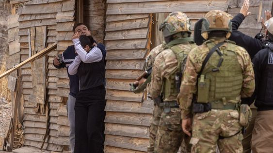 Un entrenamiento del los Cuerpos Especiales. Gentileza Minsiterio de Seguridad.&nbsp;