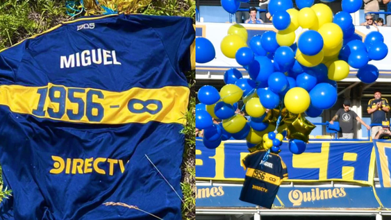 aparecio el dueno de la camiseta que boca elevo al cielo por russo: casi la paso por arriba