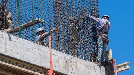 Pérdida de empleos en la construcción.