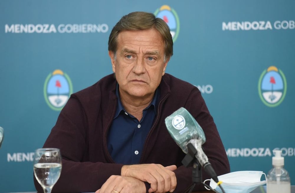 E gobernador Rodolfo Suarez habló este miércoles en la tarde en conferencia para explicar las nuevas medidas que tomó el gobierno provincial.