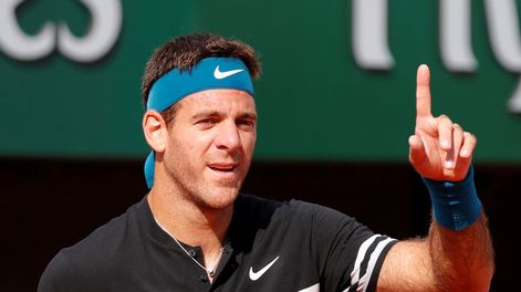 La respuesta de Del Potro, que terminó con un 1-0 sobre un periodista