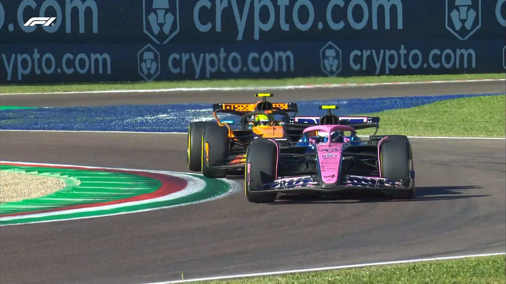 Colapinto goes for more in the Formula 1 Grand Prix at Imola.