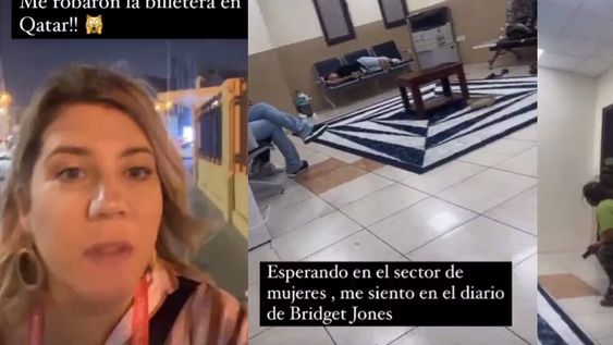 La periodista se encuentra en la sede del Mundial 2022 en el marco de una cobertura de TN.