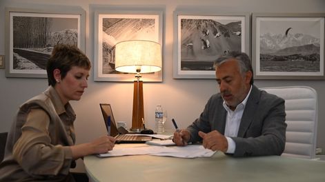 Jimena Latorre y Alfredo Cornejo