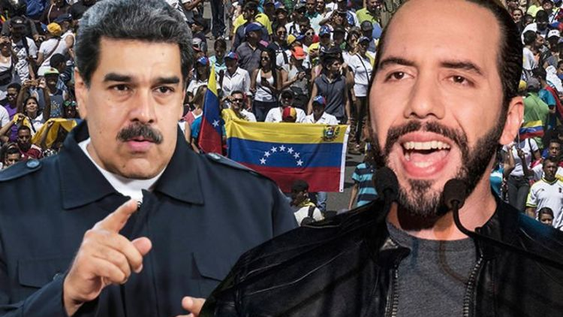 Nicolás Maduro y Nayib Bukele.