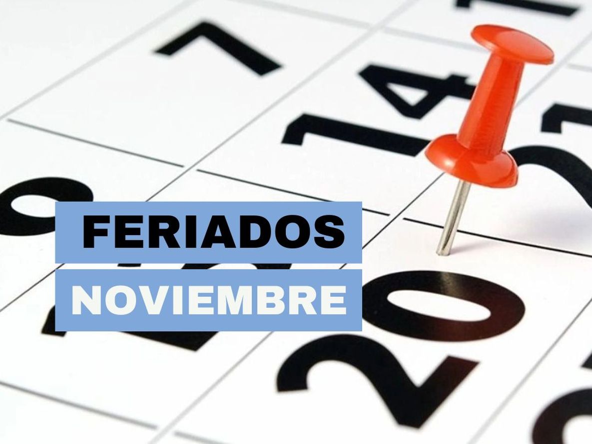 Cuándo caen los feriados de noviembre de 2025: fin de semana extralargo de 4 días