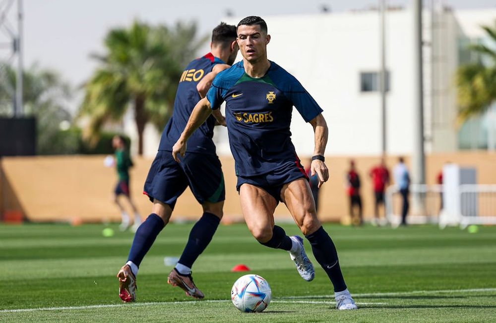 Cristiano Ronaldo habló en conferencia de prensa e hizo referencia a su rivalidad con Lionel Messi.