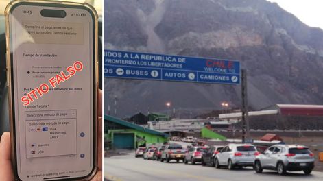 Alerta por fraude en trámite para ingresar a Chile por el complejo Los Libertadores
