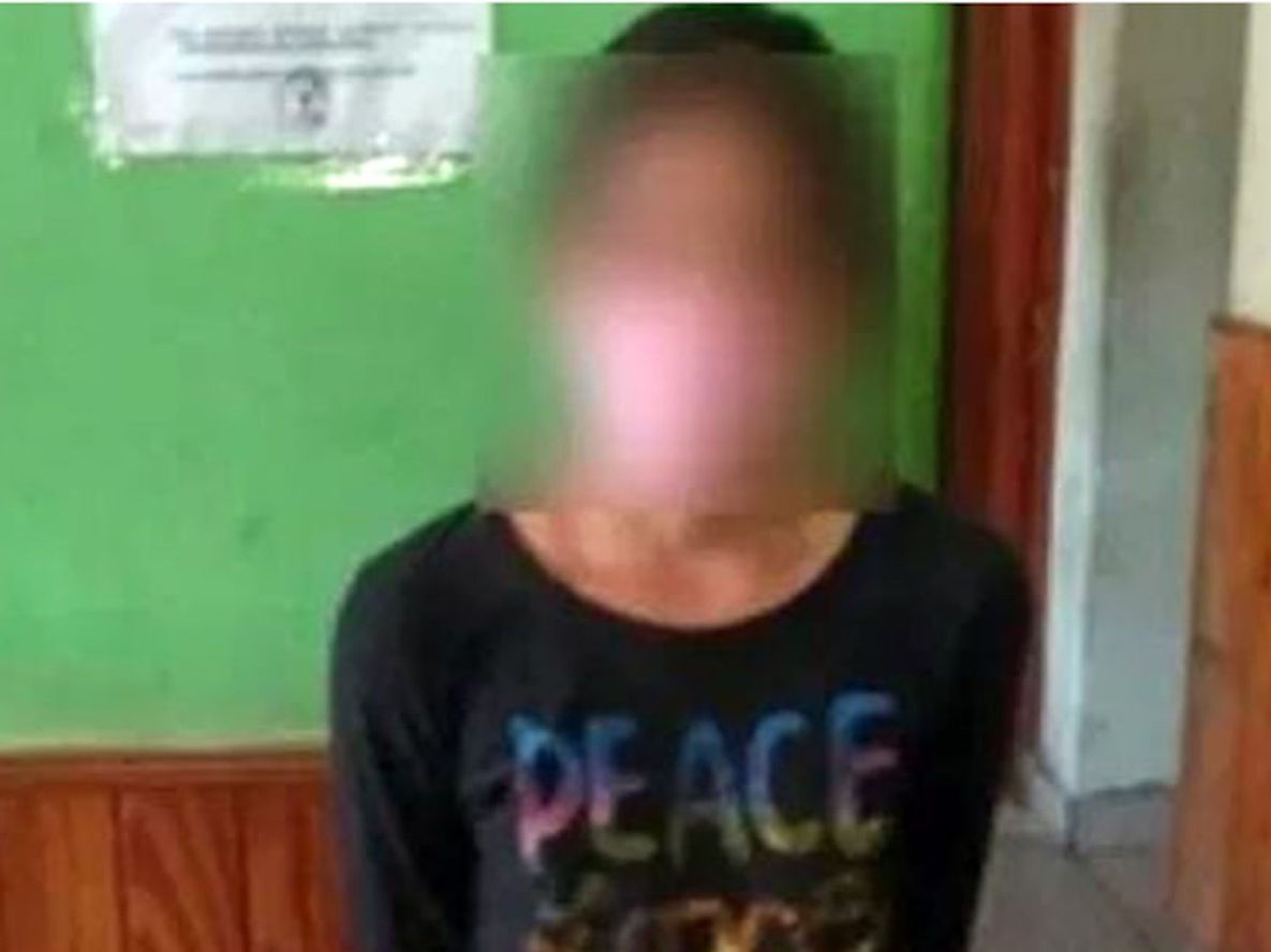 Erika, la nena que fue detenida por no usar barbijo en la calle