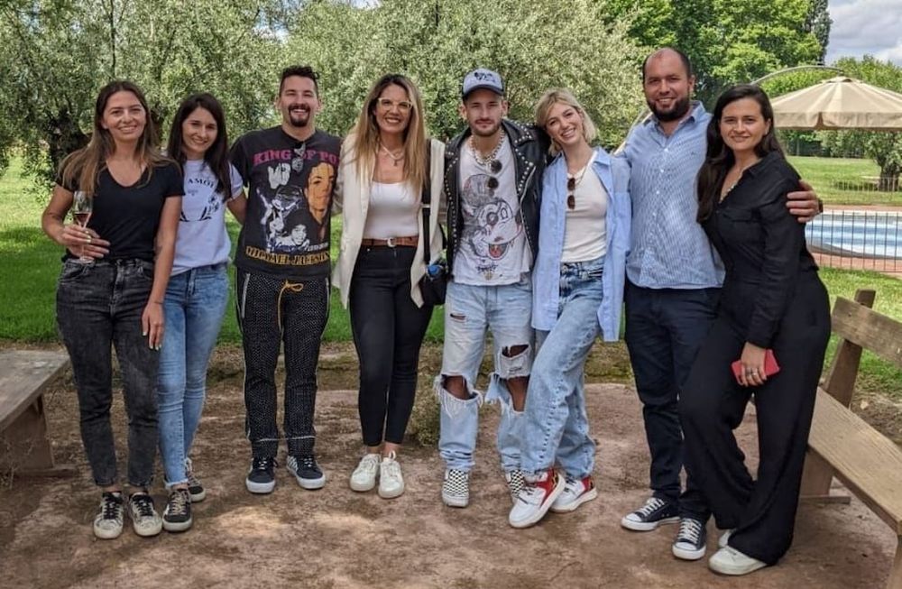 Mau y Ricky y Stefi Roitman en Mendoza.
