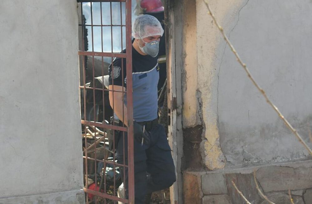 Se incendió una casa en Las Heras y murió una anciana que estaba sola