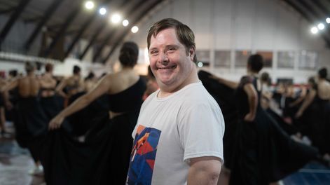 Germán José Quintana Avalis fue el primer artista con discapacidad que subió al escenario del Frank Romero Day.