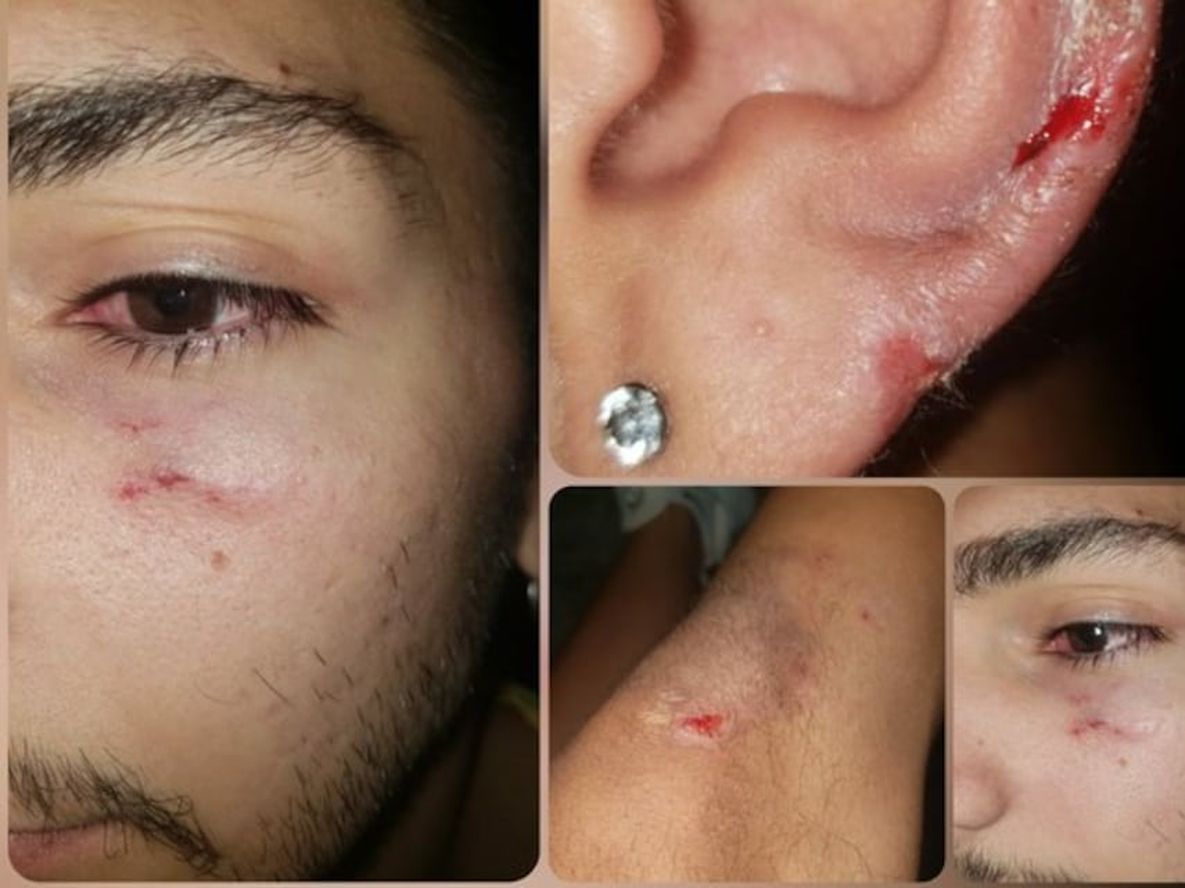 Maipucinos agredidos en las afueras del Víctor Legrotaglie.