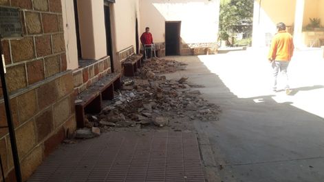El temblor de 5,9 grados registrado este jueves fue el más fuerte de una serie de tres sismos que sacudieron a la provincia