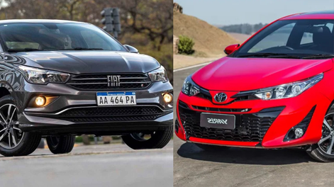 Fiat Cronos vs Toyota Yaris: cuál tiene mejor precio al terminar mayo 2025