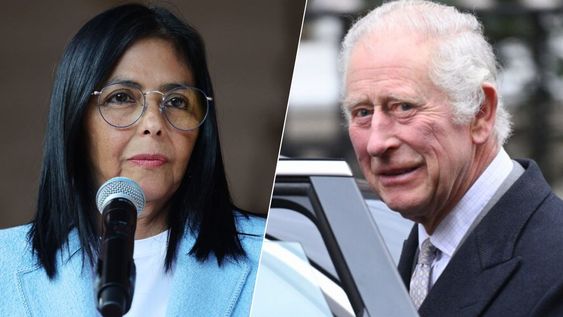 La presidente encargada de Venezuela le exigió a el rey Carlos III el oro venezolano.